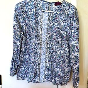 Jcrew floral blouse